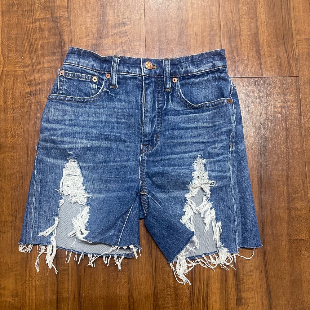 MADEWELL CUT IFF SHORTS